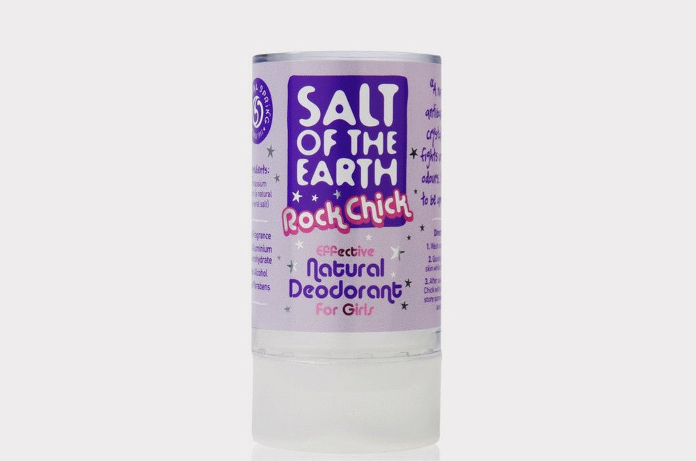 Introducing Rock Chick Natural Deodorant For Girls Salt of the Earth