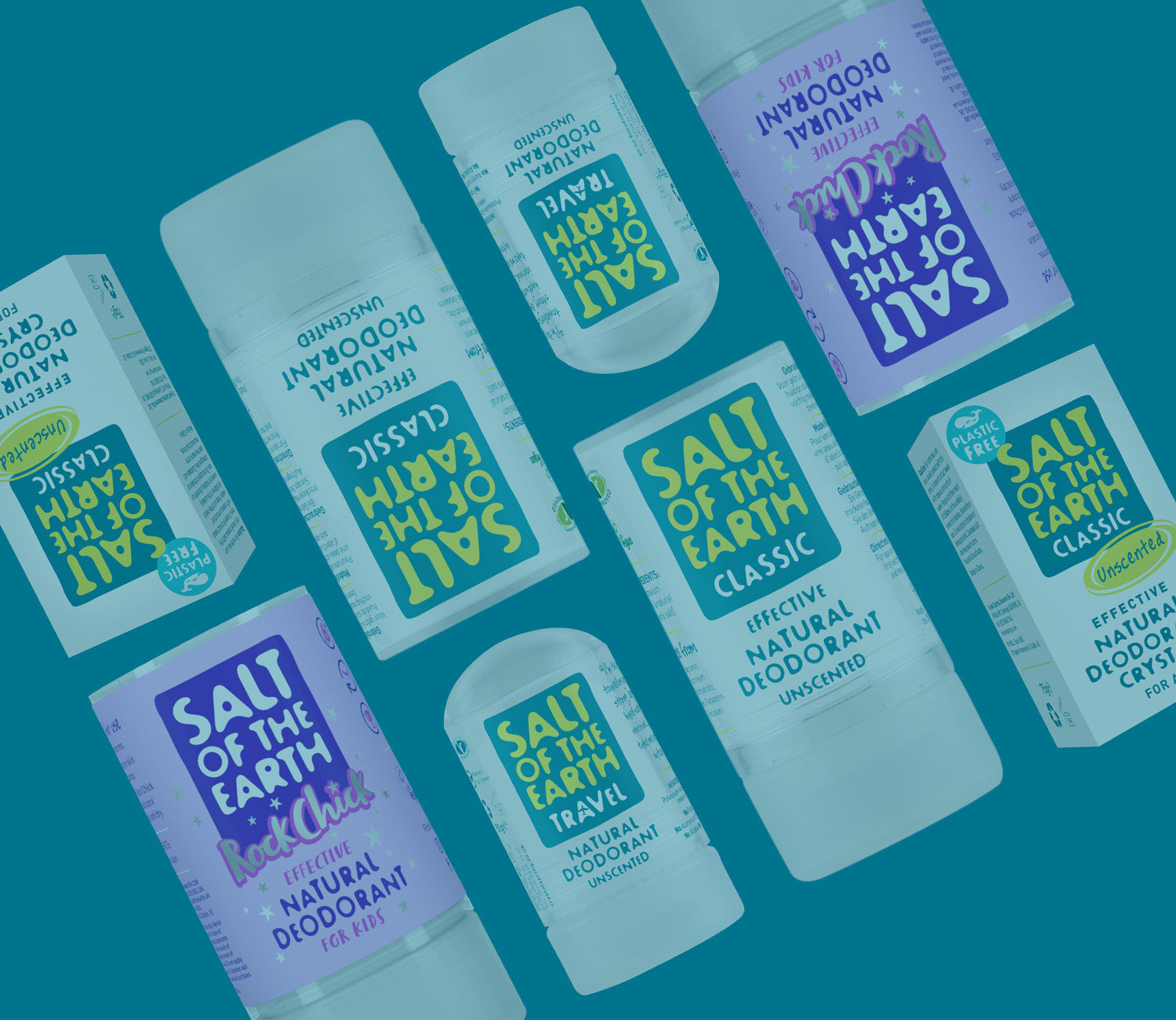 Salt of the Earth Crystal Deodorant range