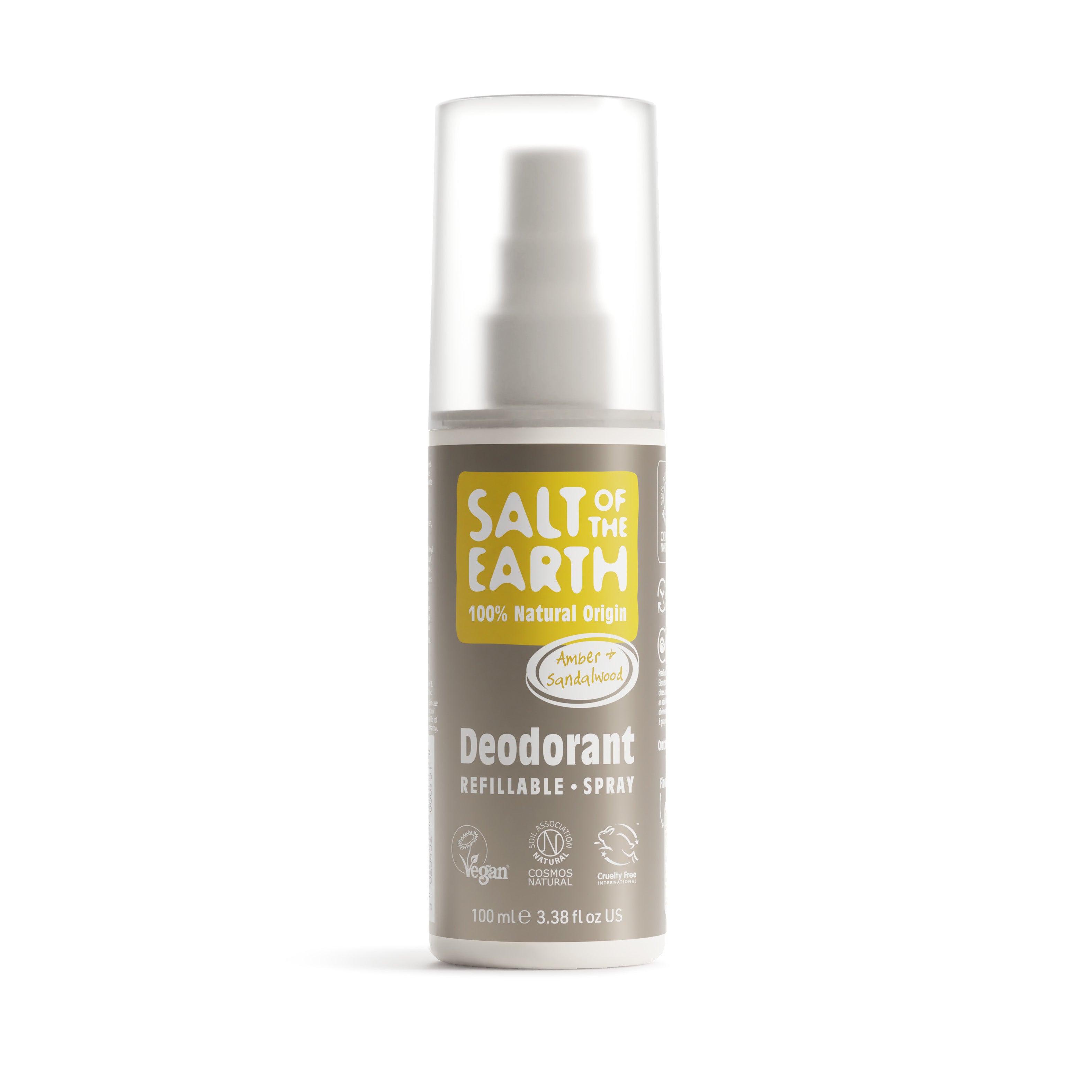 Amber & Sandelhout Natuurlijke Deodorant Spray 100ML
