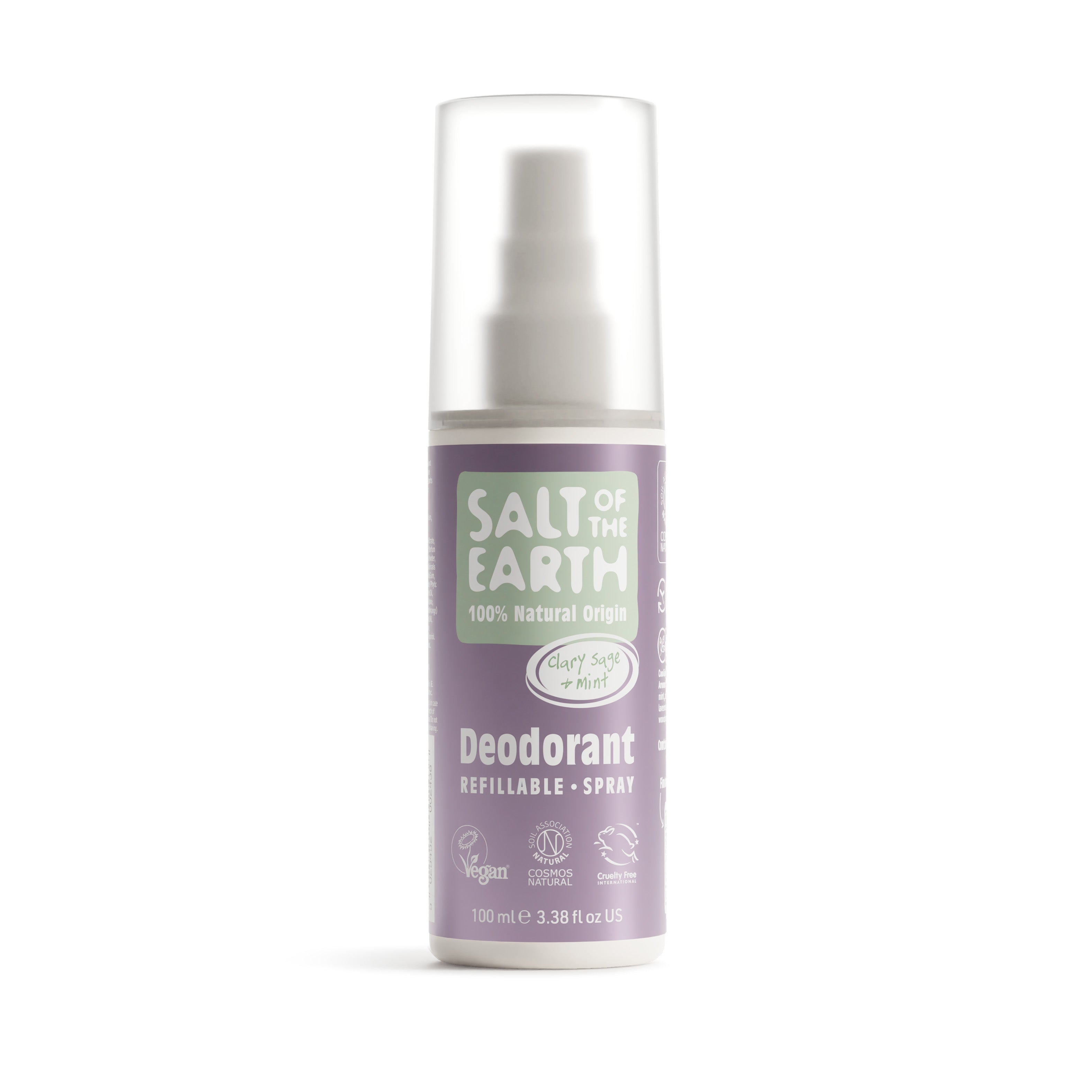 Clary Sage & Mint natuurlijke deodorantspray 100ML