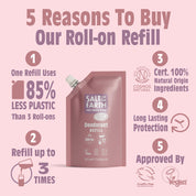 Lavender & Vanilla Roll-On Refill Pouch 225ML