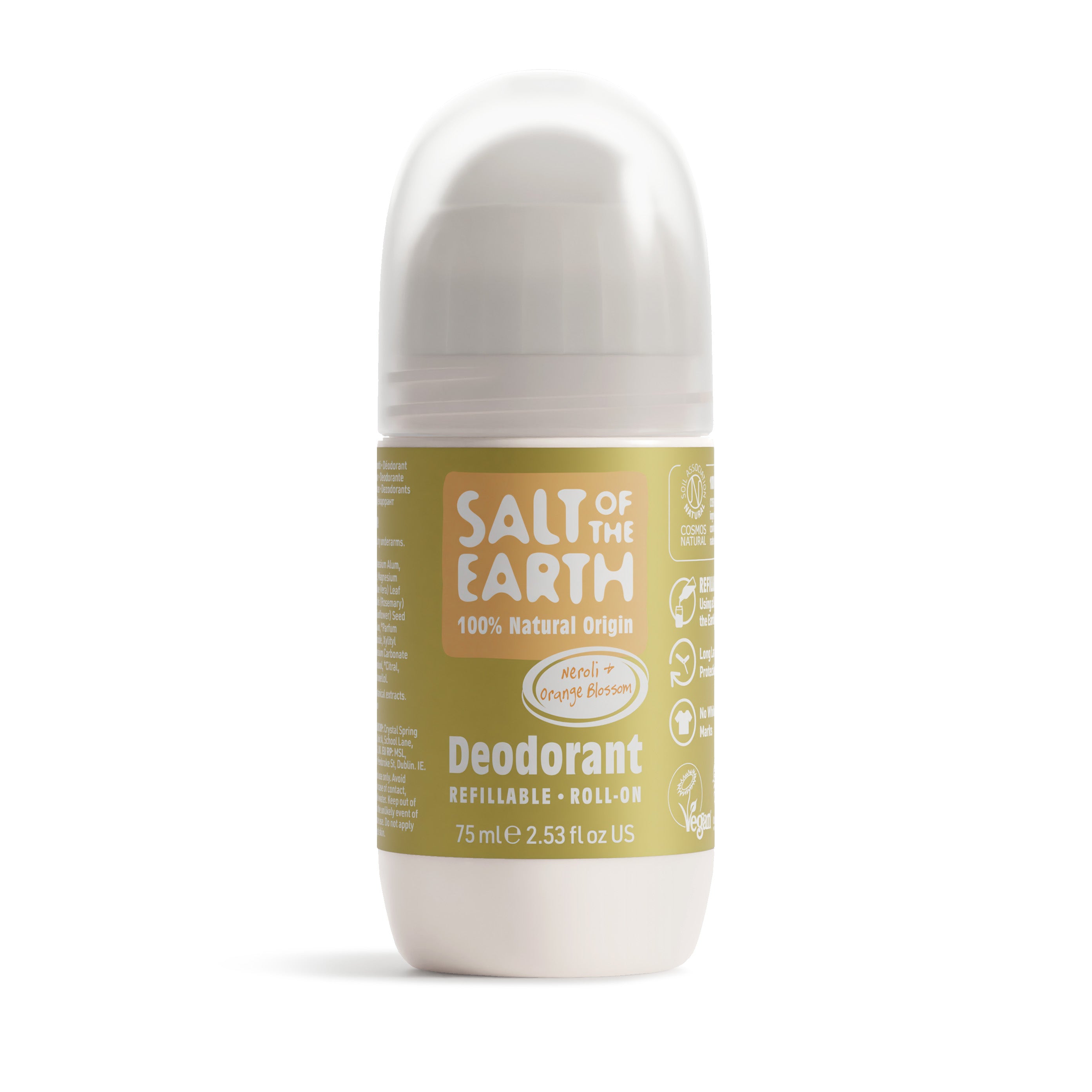Neroli & Orange natuurlijke hervulbare roll-on deodorant