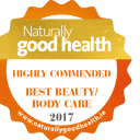 Naturally Good Health, Best Beauty / Body Care – Highly Commended