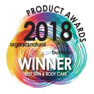Organic & Natural Business, Best Skin & Body Care 2018 – Winner