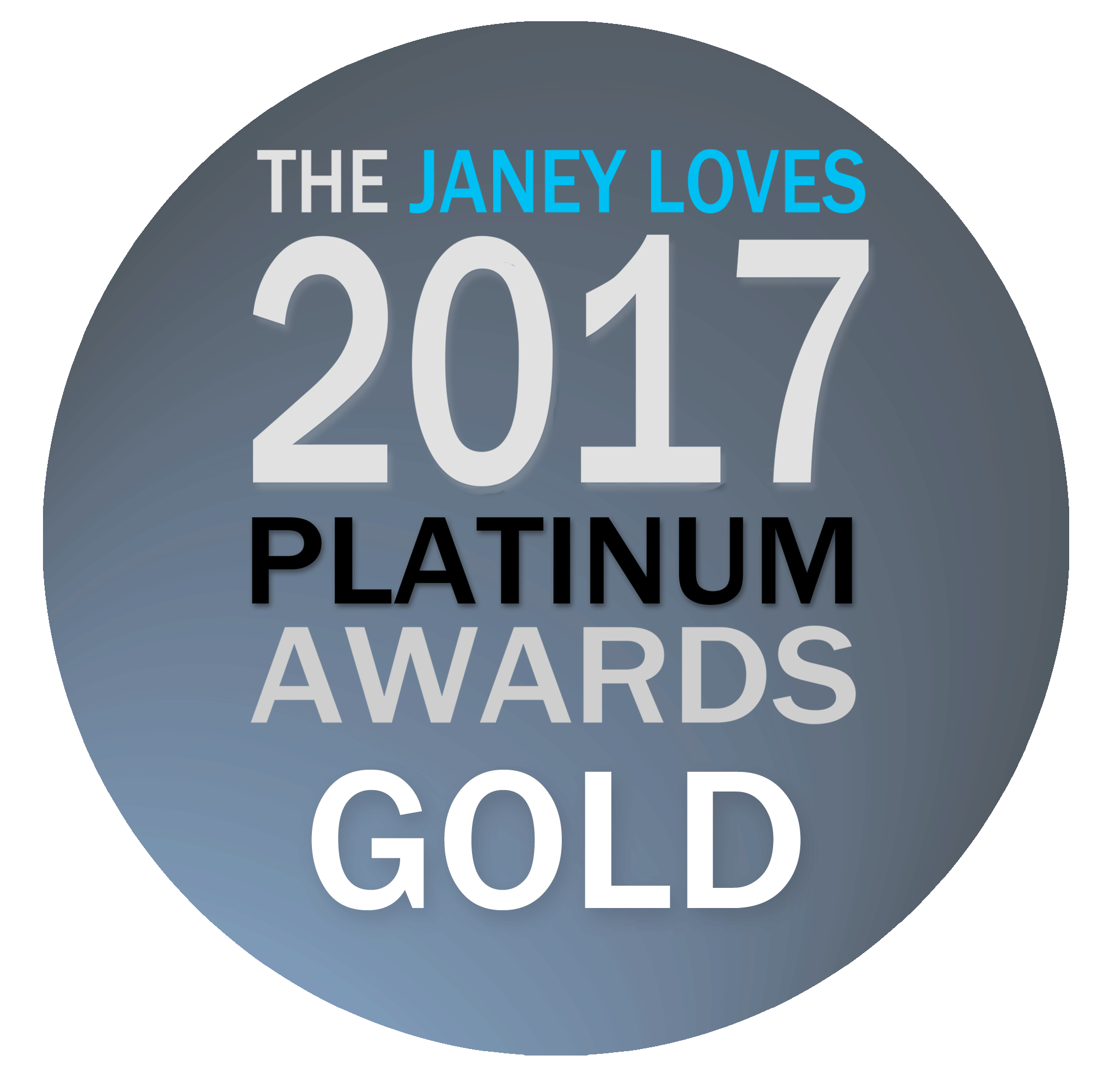 The Janey Loves Platinum Awards 2017 – Gold