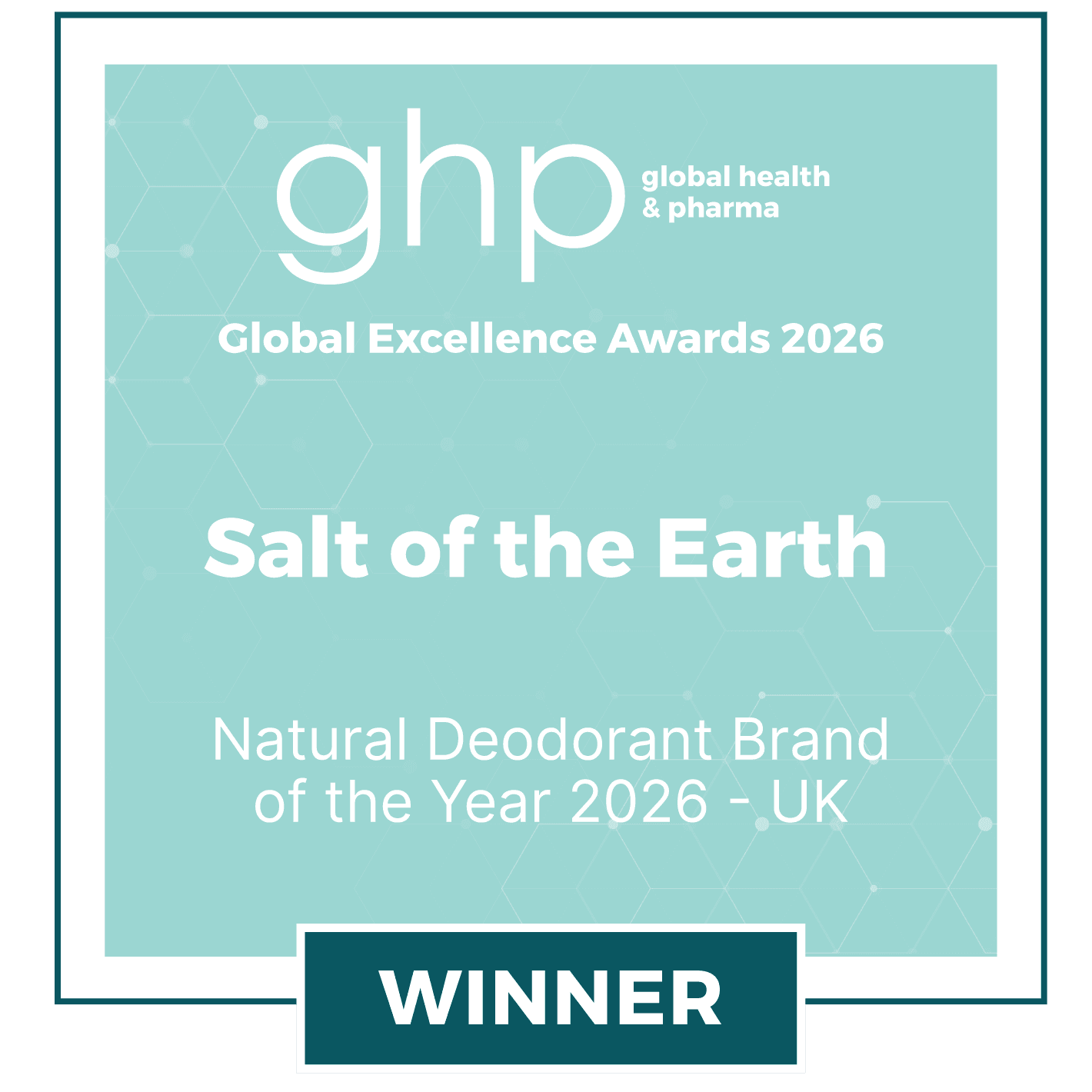 Global Health & Pharma 2026 Global Excellence Awards: 2026's Leading Natural Deodorant Brand - UK
