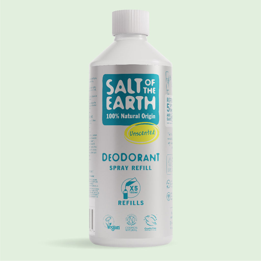 Salt of the Earth's 500ml Unscented Spray Refill: Now Available at Holland & Barrett