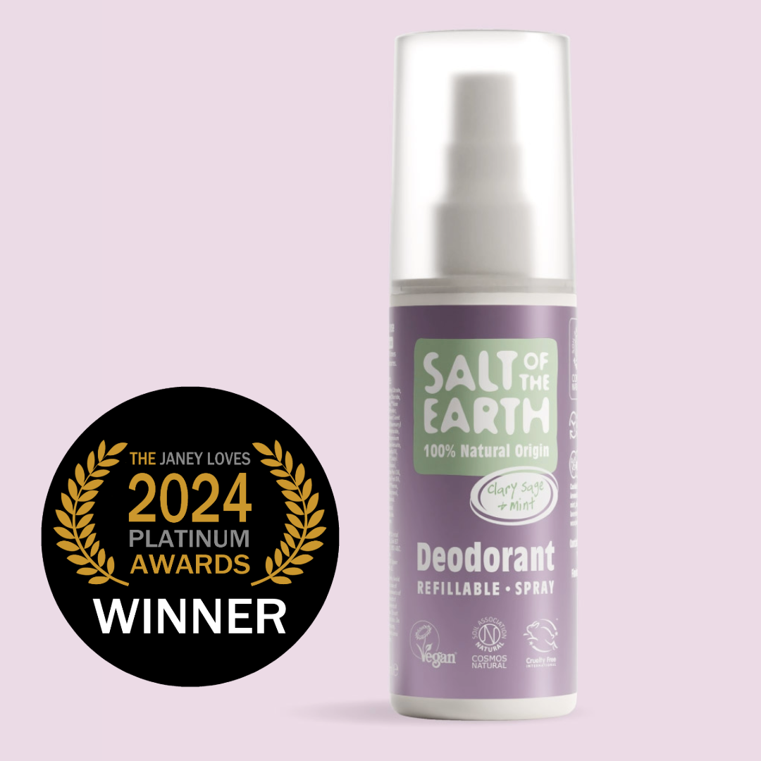 We’ve Won! Clary Sage & Mint Deodorant Spray Takes Home a Janey Lee Grace 2024 Platinum Award