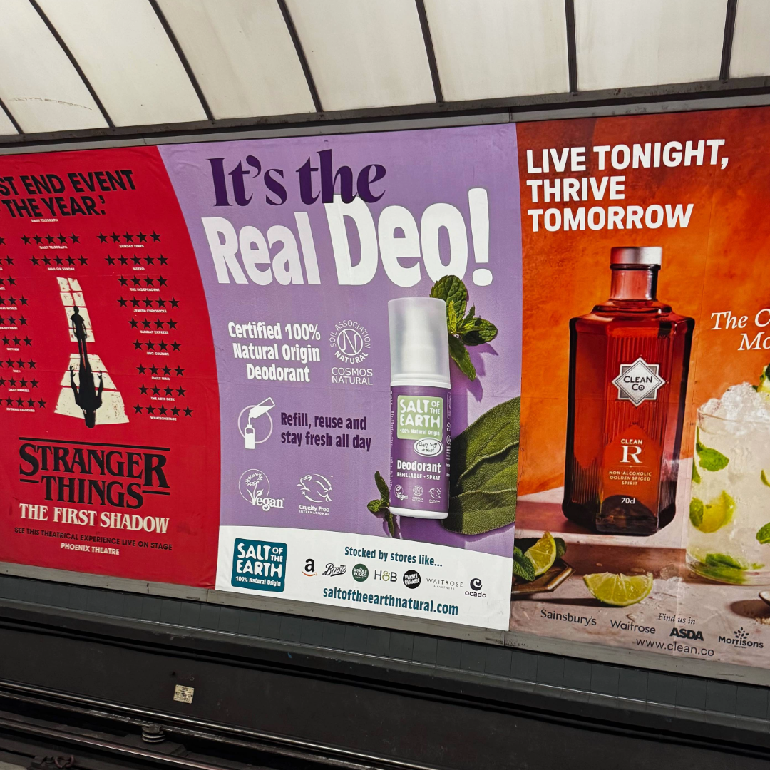 Freshness on the Move: Salt of the Earth Hits the London Underground!