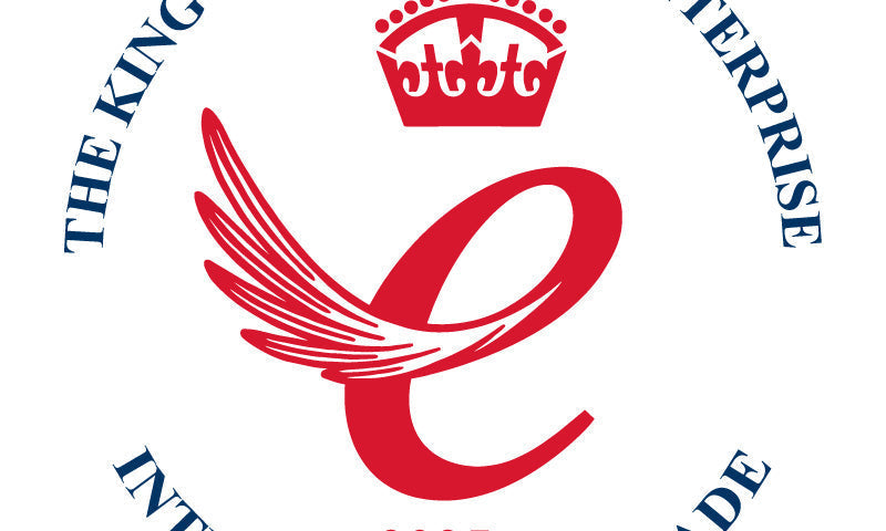 The King’s Awards for Enterprise 2025 logo for International Trade, awarded to Salt of the Earth Natural Deodorants