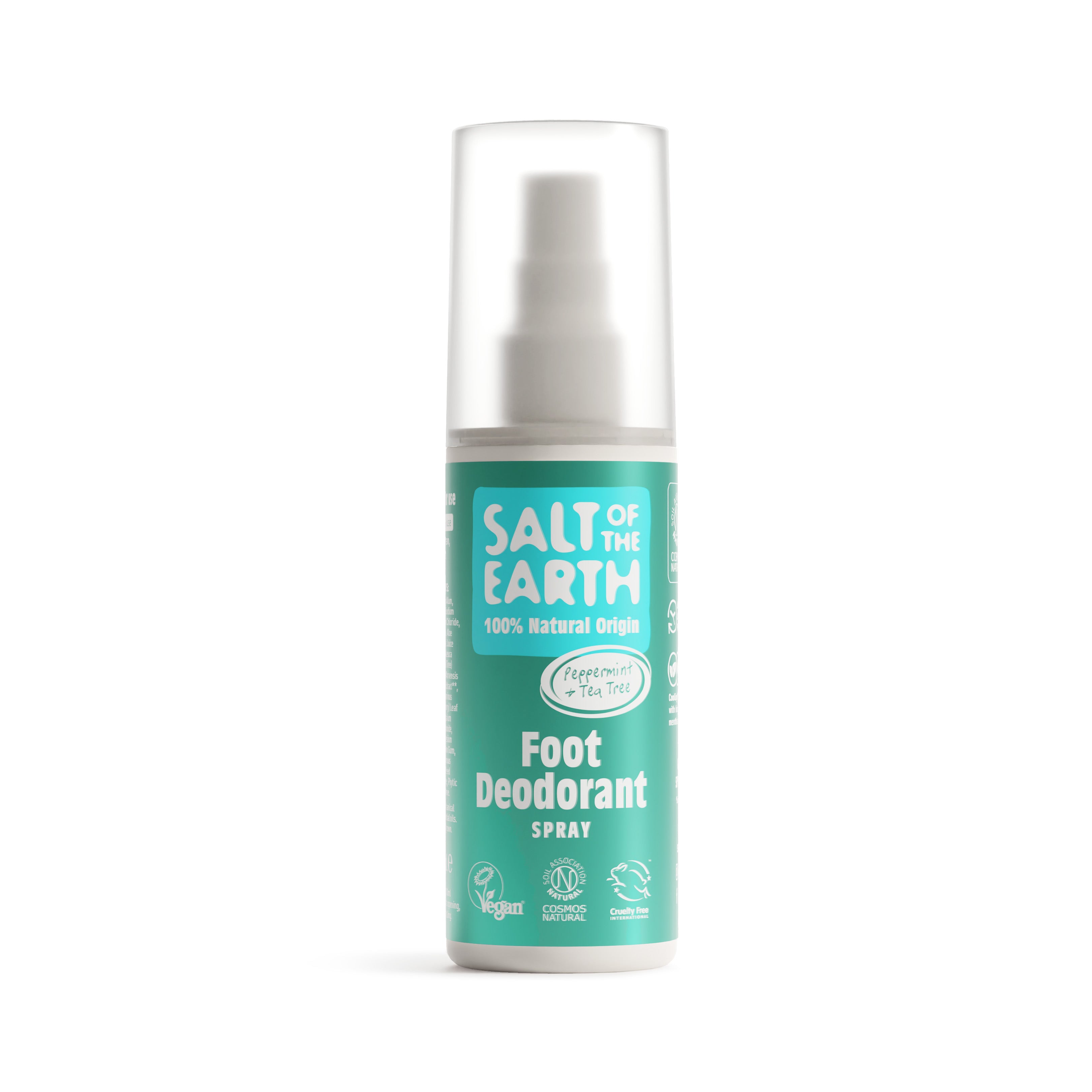 Natural Foot Deodorant Spray - Peppermint & Tea Tree