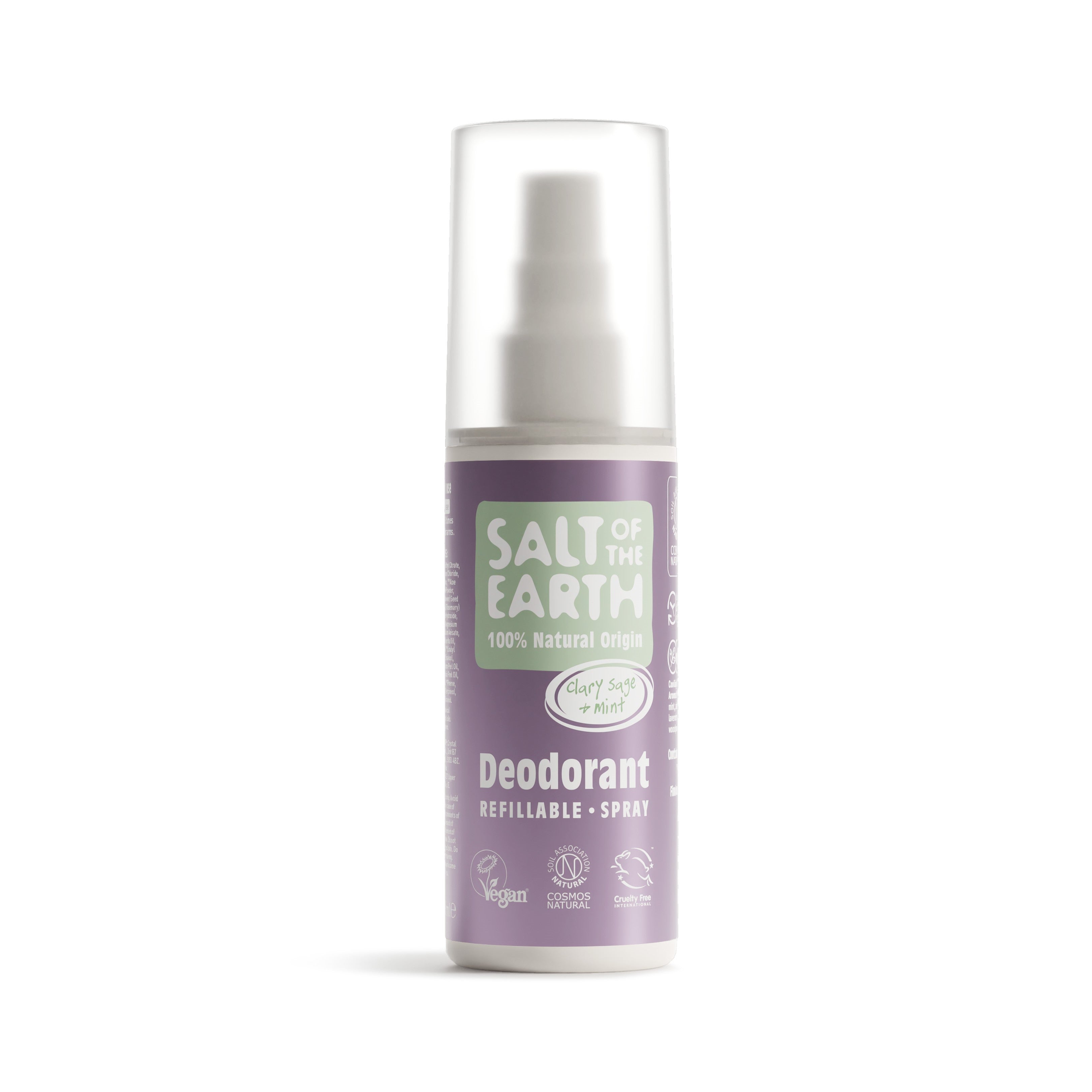 Clary Sage & Mint Natural Deodorant Spray 100ML