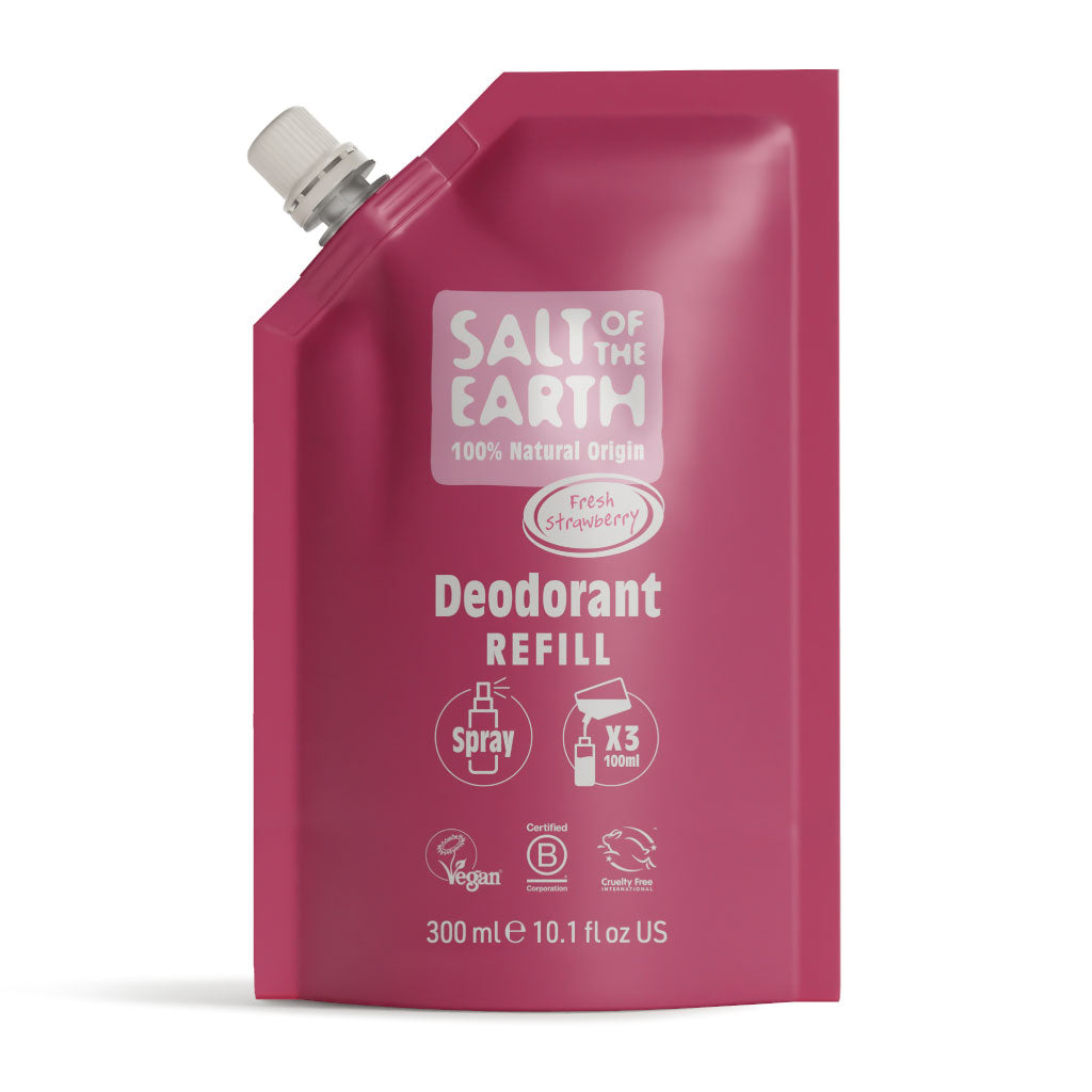 Fresh Strawberry Spray Refill Pouch 300ML