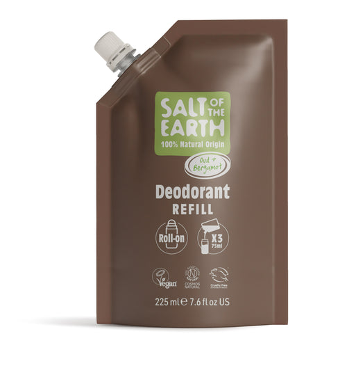 Oud & Bergamot Roll-On Refill Pouch 225ML