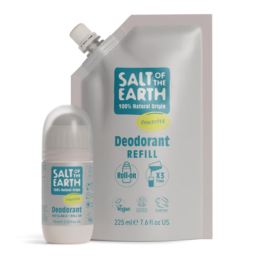 Ongeparfumeerde navulverpakking voor roll-on 225 ml - secondary image