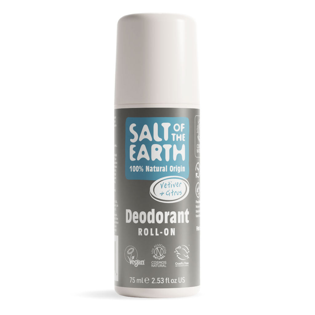 Vetiver and Citrus Natural Roll-On Deodorant