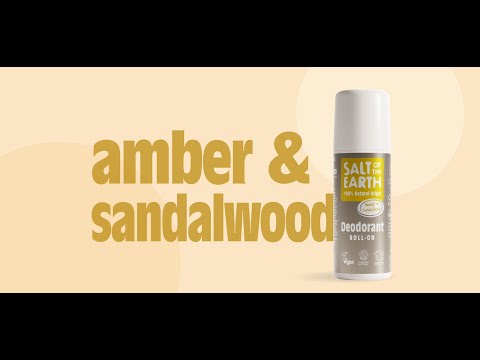 Amber & Sandalwood Natural Roll-On Deodorant