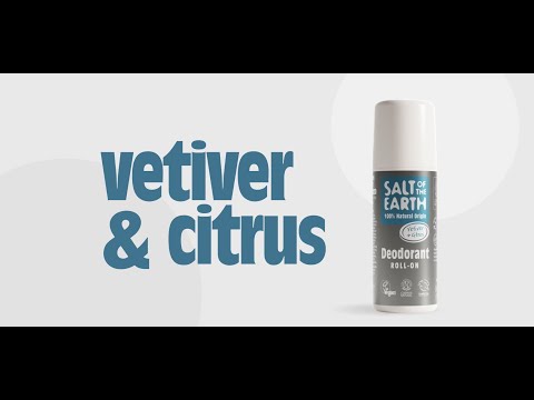 Vetiver and Citrus Natural Roll-On Deodorant