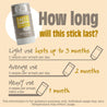 Amber & Sandalwood Natural Deodorant Stick - Salt of the Earth Natural Deodorants