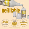Amber & Sandalwood Natural Refillable Roll-On Deodorant - Salt of the Earth Natural Deodorants