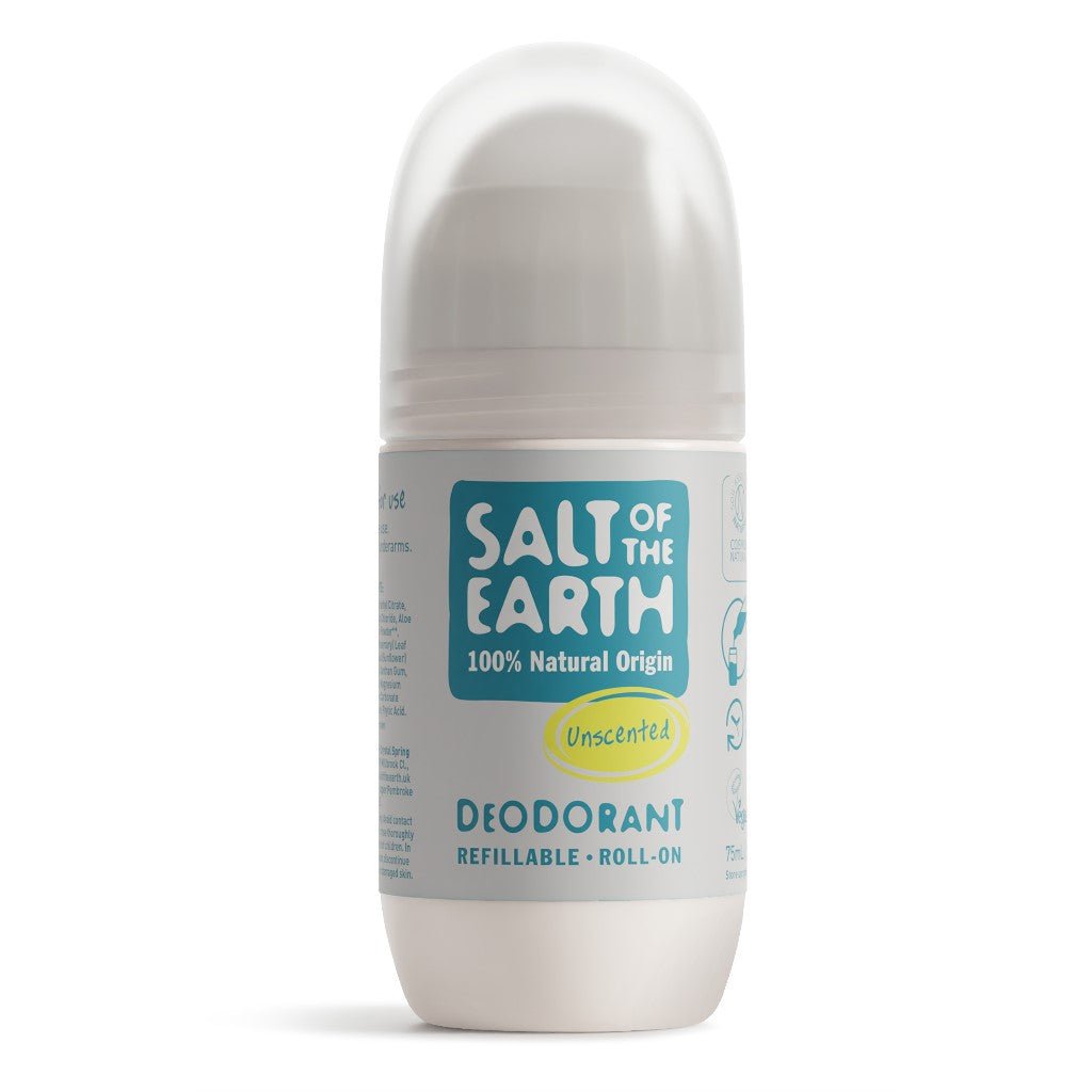 Unscented Natural Refillable Roll-On Deodorant *NEW* - Salt of the Earth